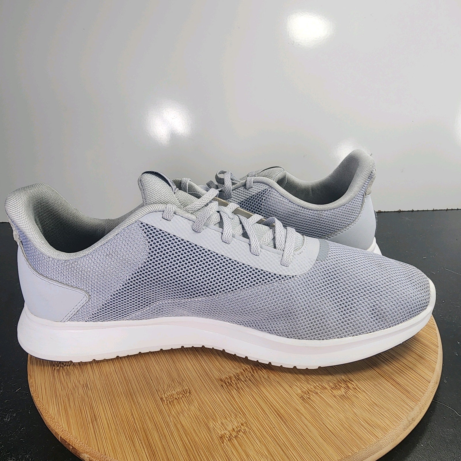 Men's Reebok Instalite Lux Low Sz 12 009979 Gray Mesh Running Sneakers Shoes