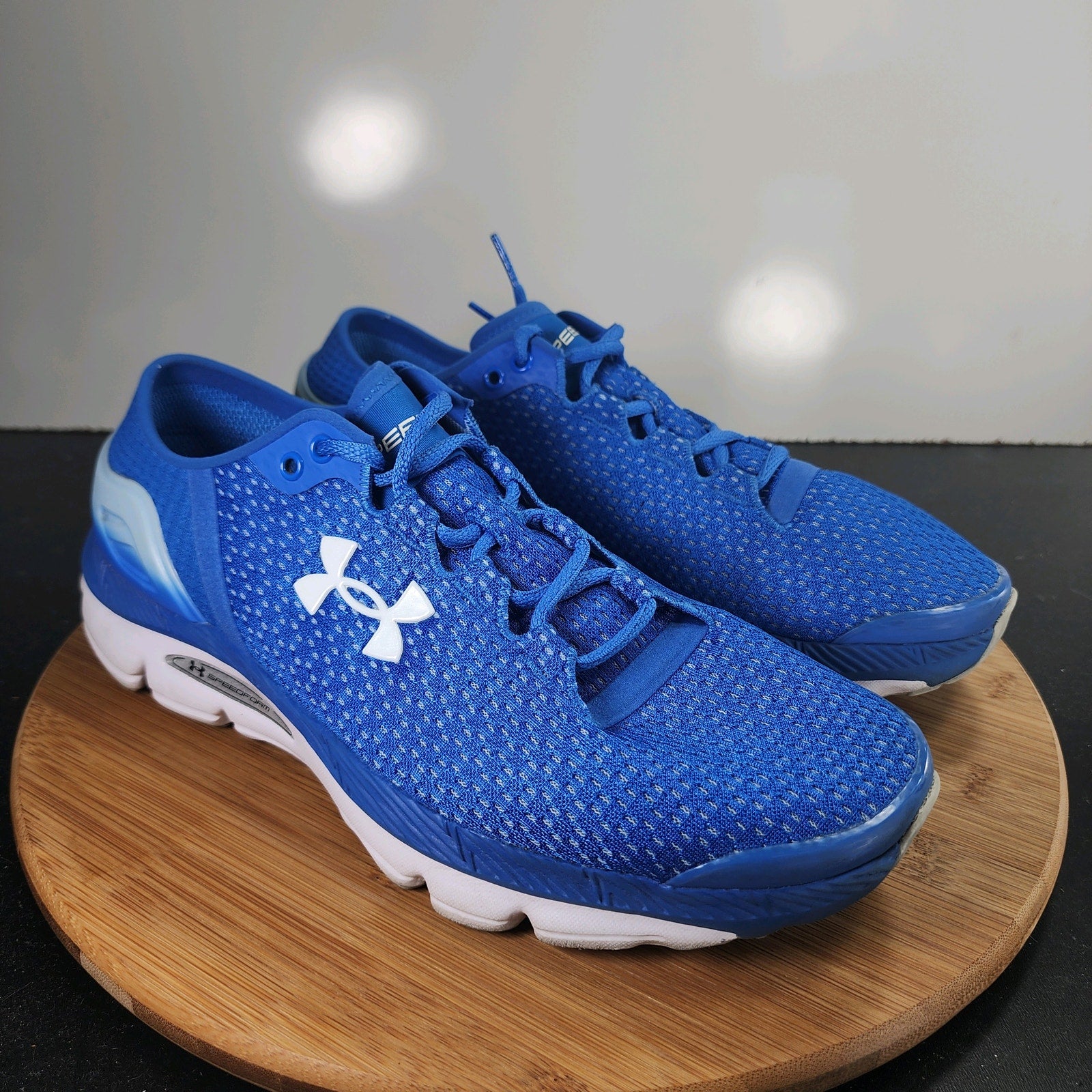 Women's Under Armour Charged Bandit 3 Sz 10.5 010187 Blue Mesh Running Sneakers