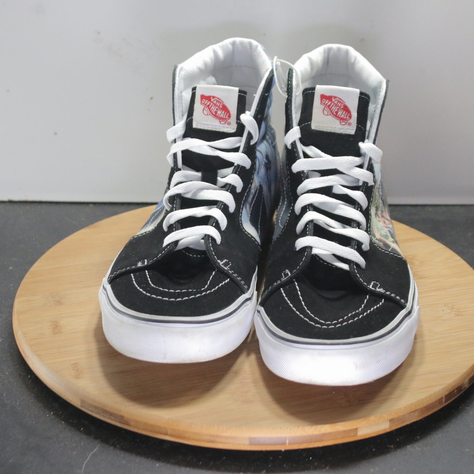 VANS X Moca Sk8-Hi Sz 11 Mens 008760 Black White Skateboarding Sneakers Shoes