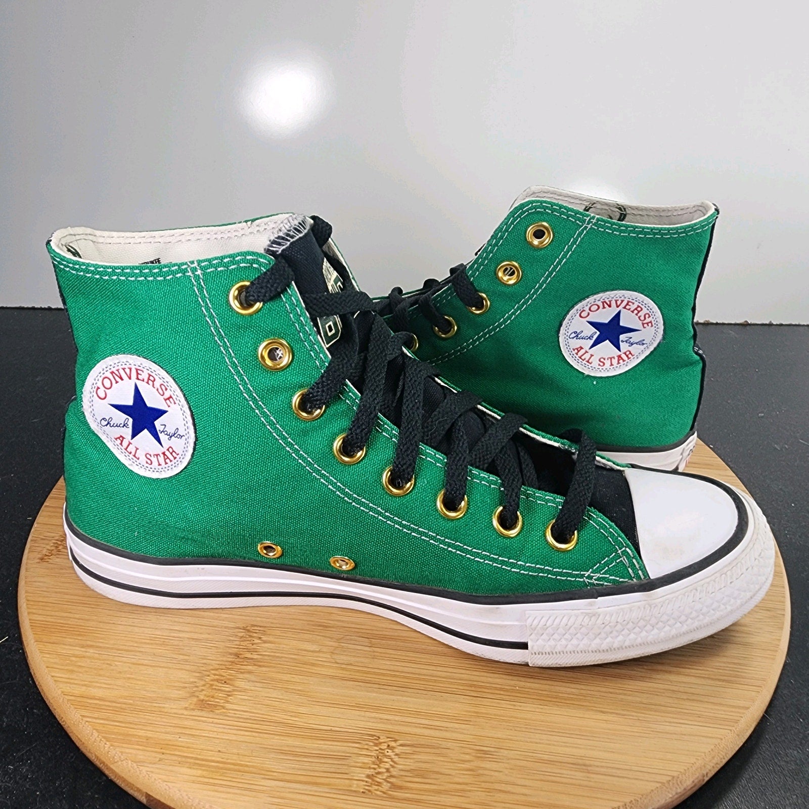 Womens Converse Chuck Taylor All Star Sz 9.5 010151 Green Canvas Casual Sneakers