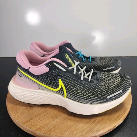 Nike ZoomX Invincible Sz 9.5 Womens 008941 Black Elemental Pink Running Sneakers