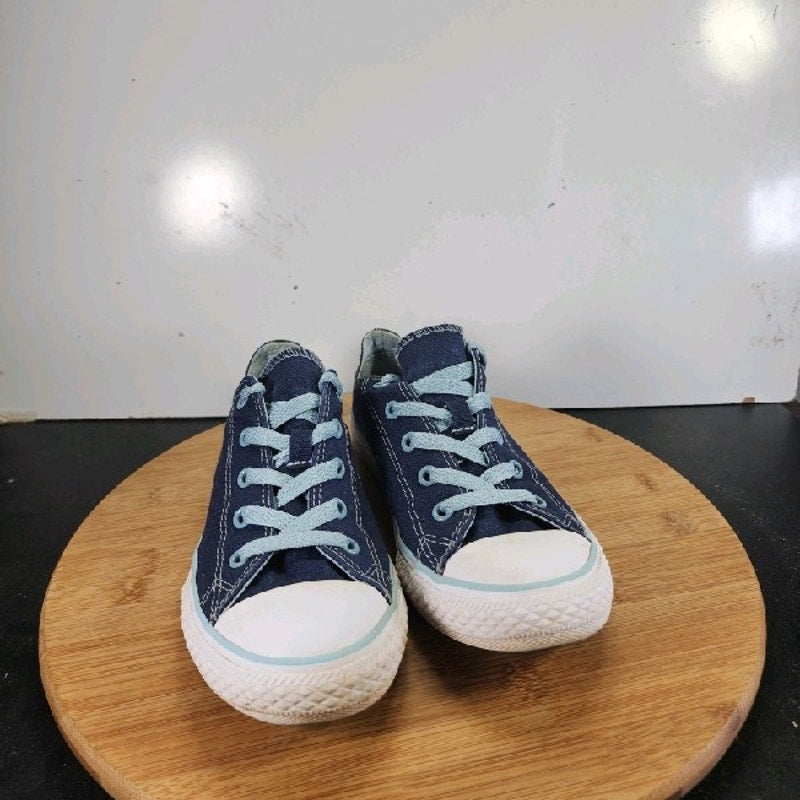 Converse Chuck Taylor All Star Sz 3 Big Kids 008830 Blue White Casual Sneakers