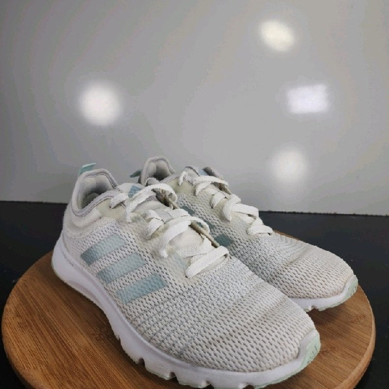 adidas Fluidup Cloudfoam Low Sz 9 Womens 008977 White Running Athletic Sneakers