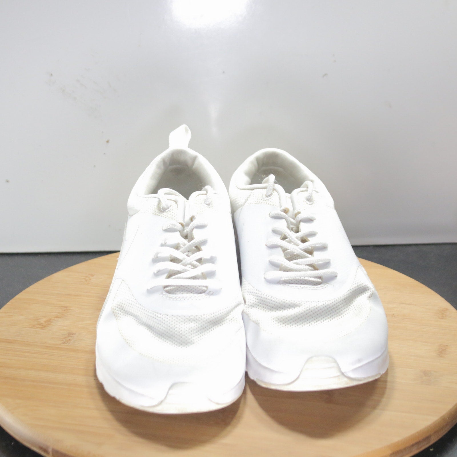 Nike Air Max Thea Low Sz 9 Womens 008151 Triple White Running Athletic Sneakers