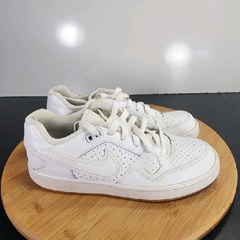 Nike Son Of Force Low Sz 4.5 Youth=5.5Womens 009197 Triple White Casual Sneakers