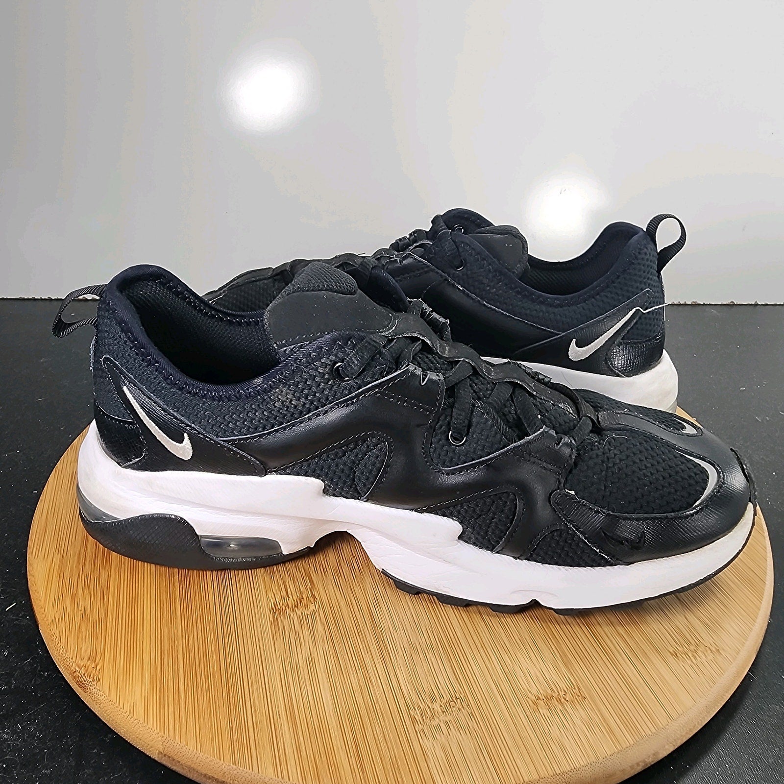 Women's Nike Air Max Graviton Low Sz 9 010273 Black Mesh Running Sneakers Shoes