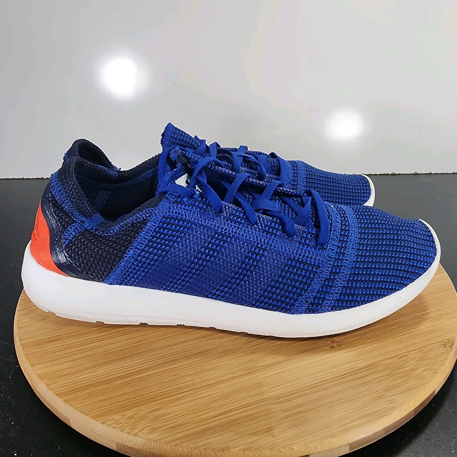 adidas Element Natural Sz 10.5 Mens 009515 Blue Knit Running Training Sneakers