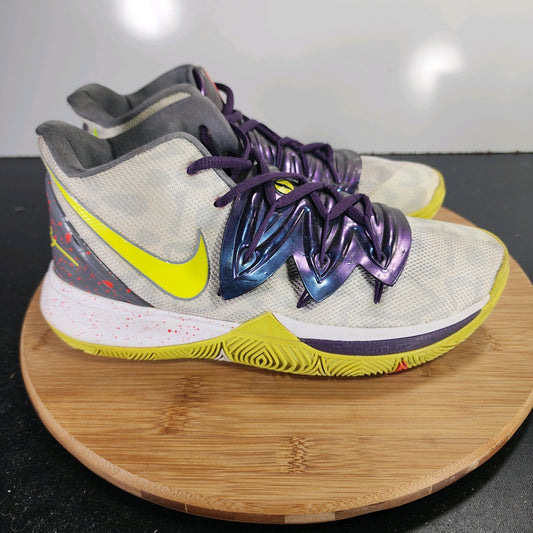 Nike Kyrie 5 Mid Sz 7 Youth=8.5Womens 009724 Gray Basketball Sneakers Shoes