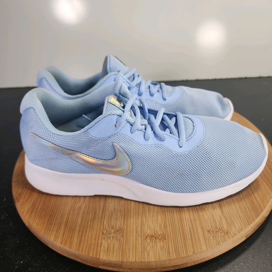 Nike Tanjun Low Sz 9 Womens 009674 Blue Mesh Running Athletic Sneakers Shoes