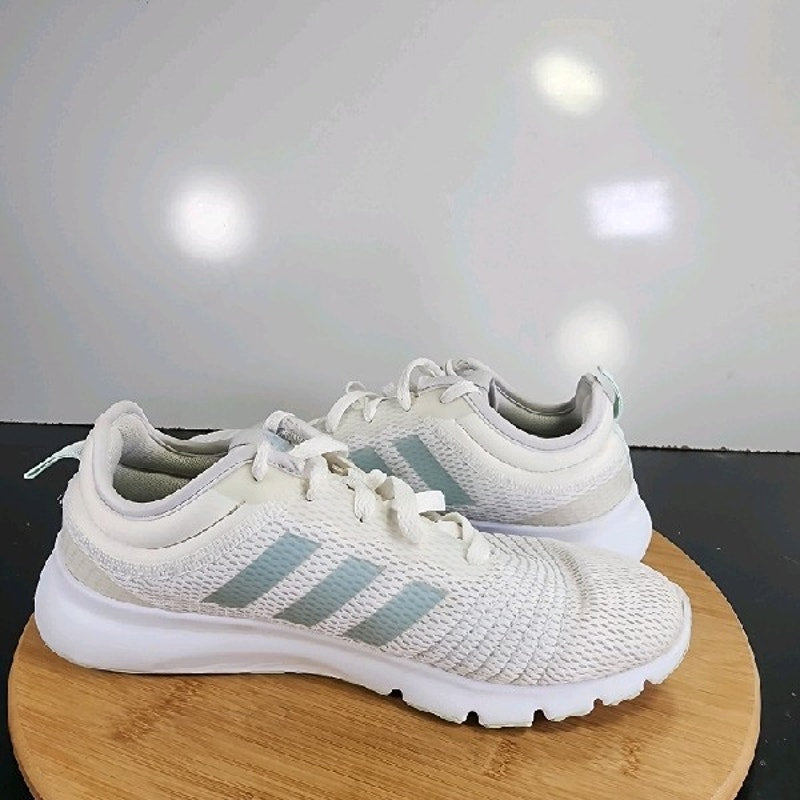 adidas Fluidup Cloudfoam Low Sz 9 Womens 008977 White Running Athletic Sneakers