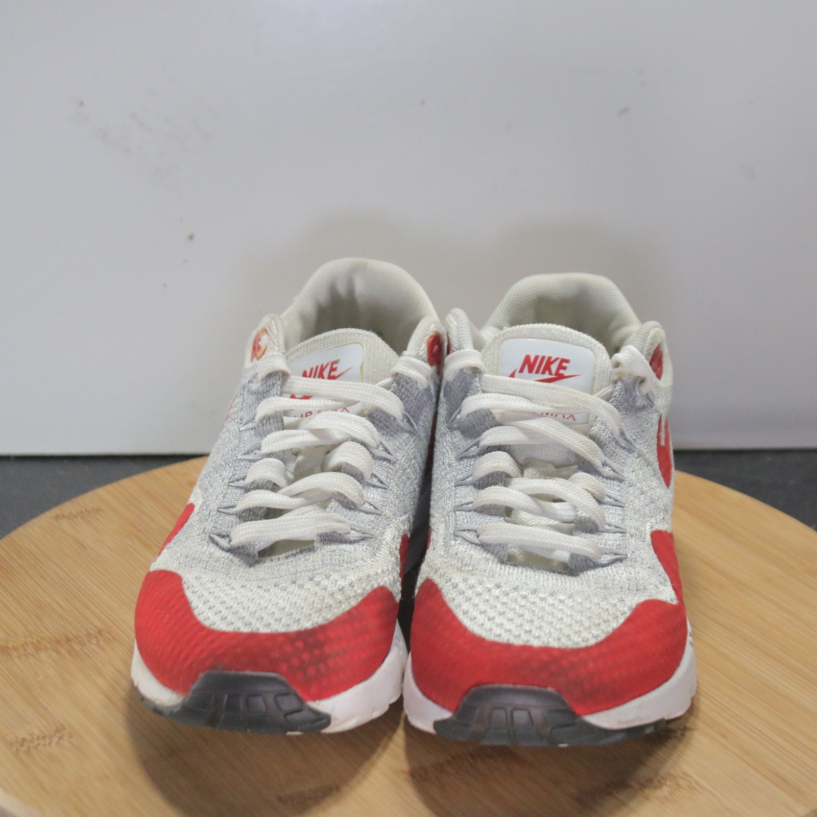 Nike Air Max 1 Ultra Size 6.5 Womens 008459 University Red Gray Running Sneakers