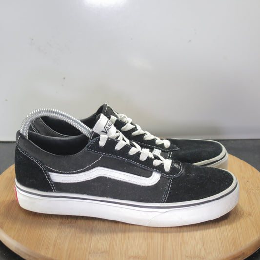 VANS Old Skool Low Sz 6youth=7.5womens 008578 Black White Skateboarding Sneakers