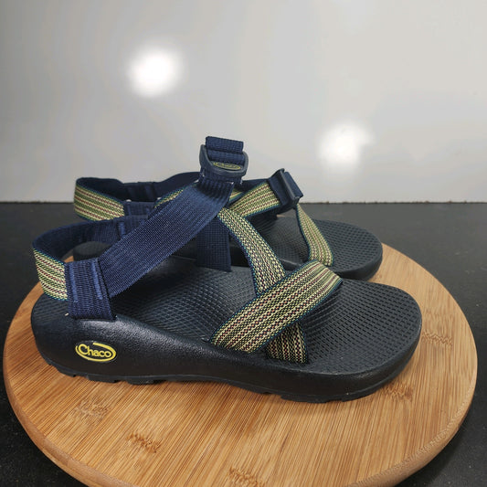 Women's Chaco Z1 Classic Slip On Sz 7 010266 Blue Green Waterproof Hiking Sandal