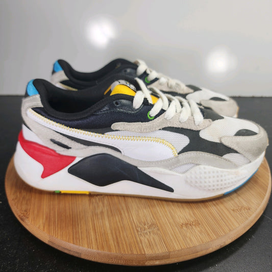 Men's PUMA RS-X3 Olympic Sz 9 009960 White Mesh Running Athletic Sneakers Shoes