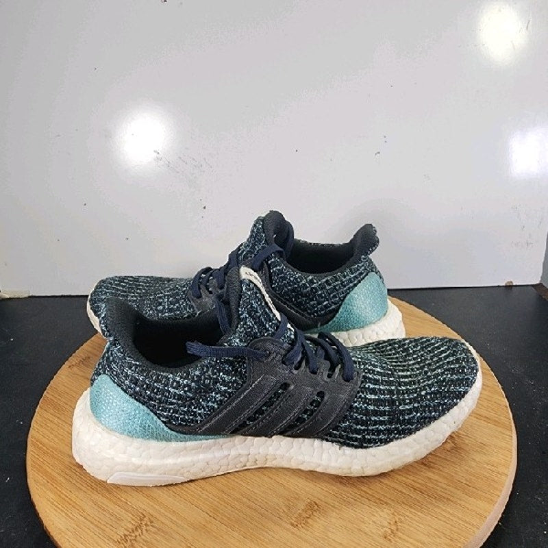 adidas Parley x UltraBoost Sz 5 Youth=6.5Womens 008822 Black Running Sneakers