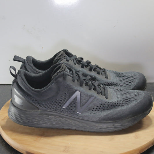 New Balance Fresh Foam Arishi Sz 9.5 Mens 008464 Triple Black Running Sneakers