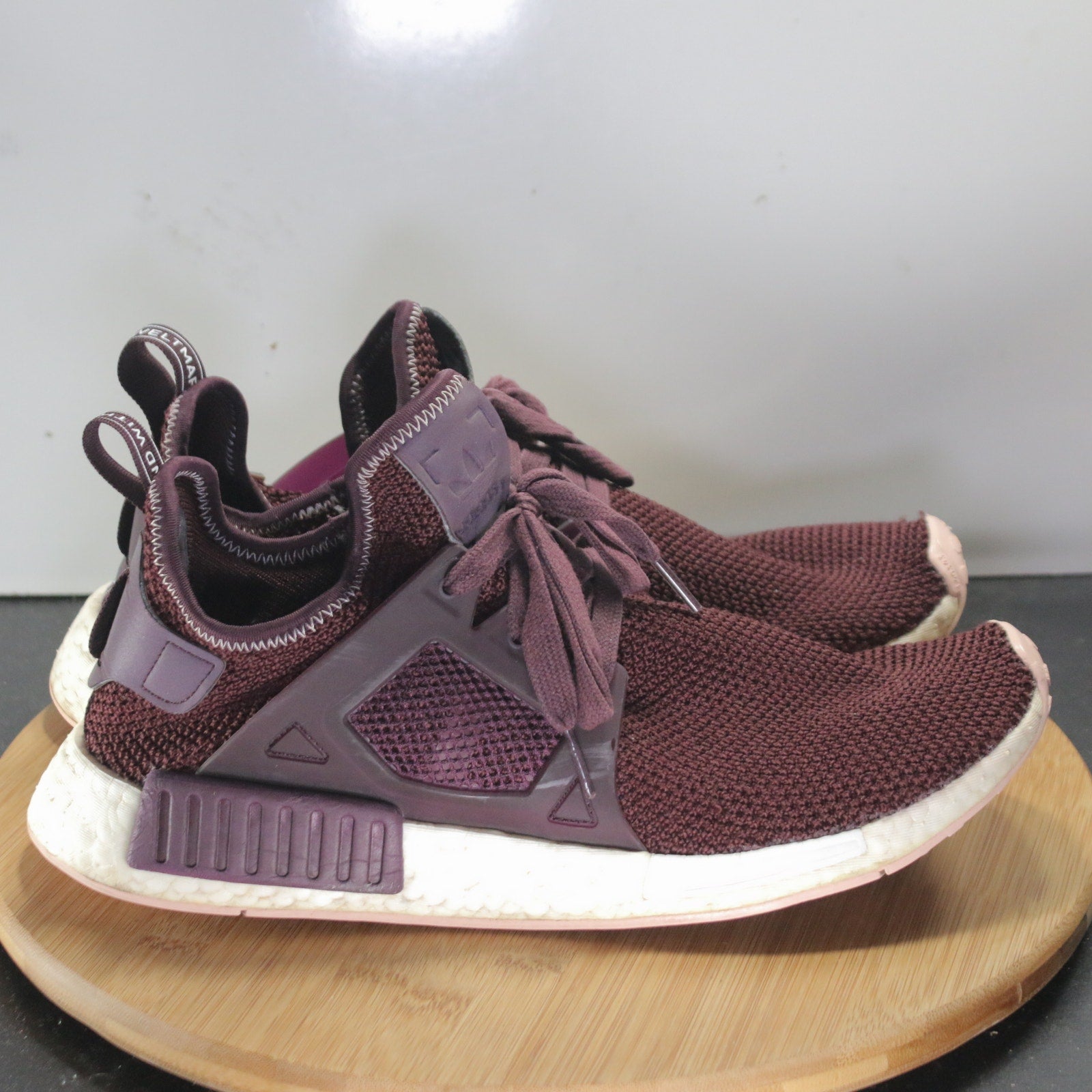 adidas NMD R1 Low Size 11 Womens 008322 Burgundy Running Athletic Sneakers