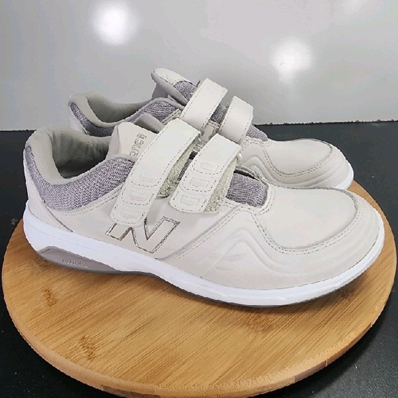 New Balance 813 Sz 10 Womens 009128 Gray Hook and Loop Walking Sneakers Shoes