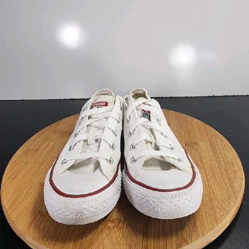 Converse All Star Low Sz 6 Womens 009213 White Canvas Casual Lifesyle Sneakers