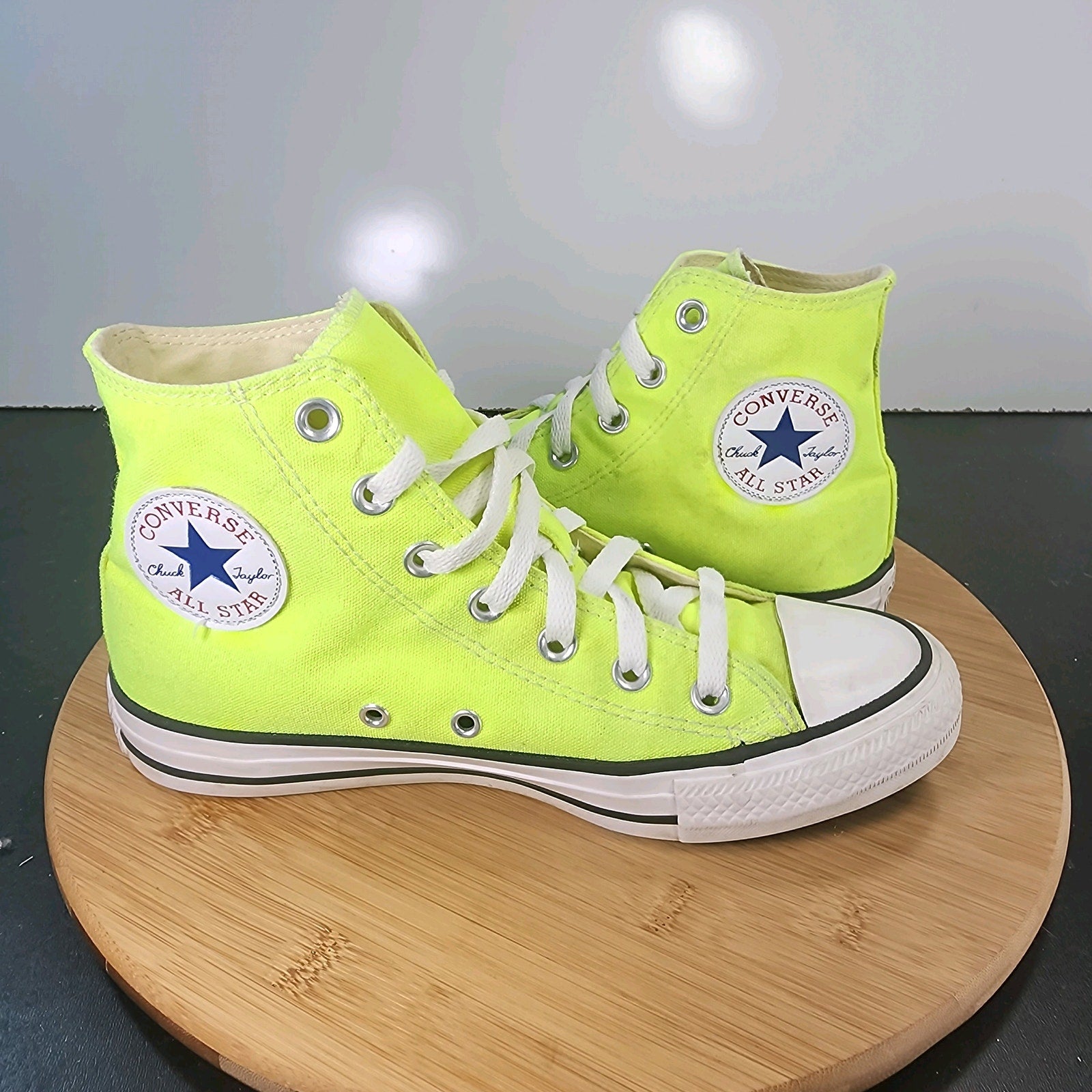 Womens Converse Chuck Taylor All Star Sz 7 010322 Green Canvas Casual Sneakers