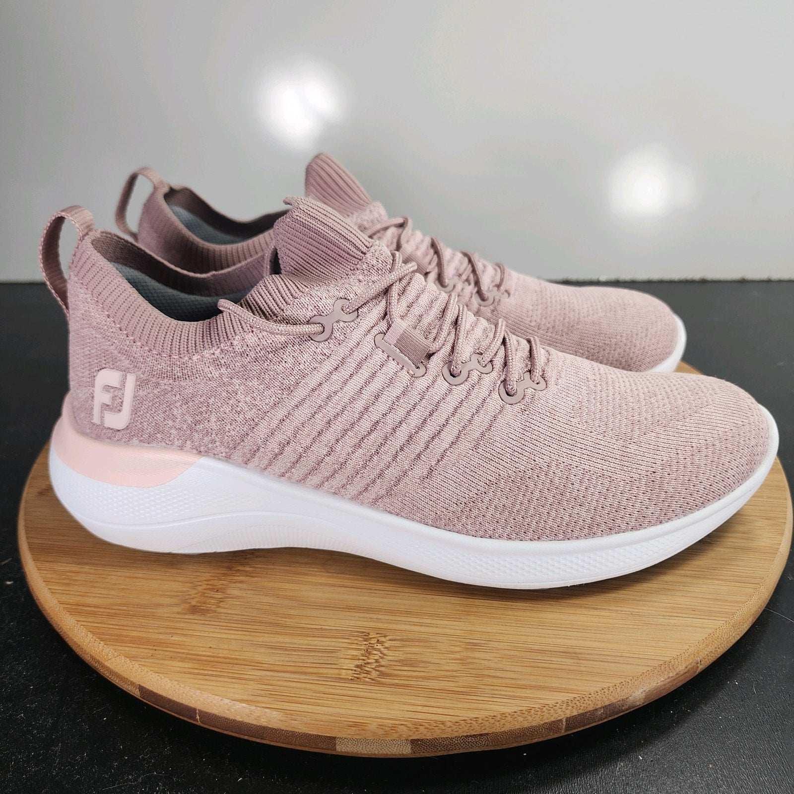 Women's FootJoy Flex XP Low Sz 8 009931 Pink Knit Casual Walking Sneakers Shoes