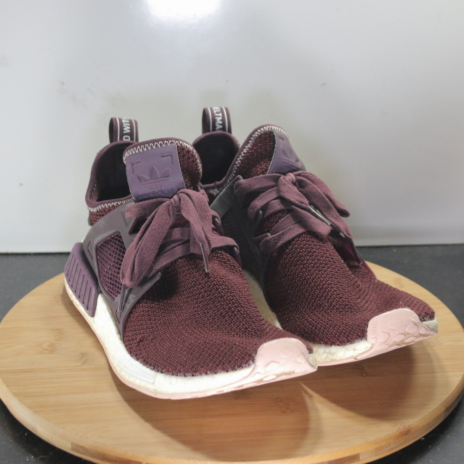 adidas NMD R1 Low Size 11 Womens 008322 Burgundy Running Athletic Sneakers