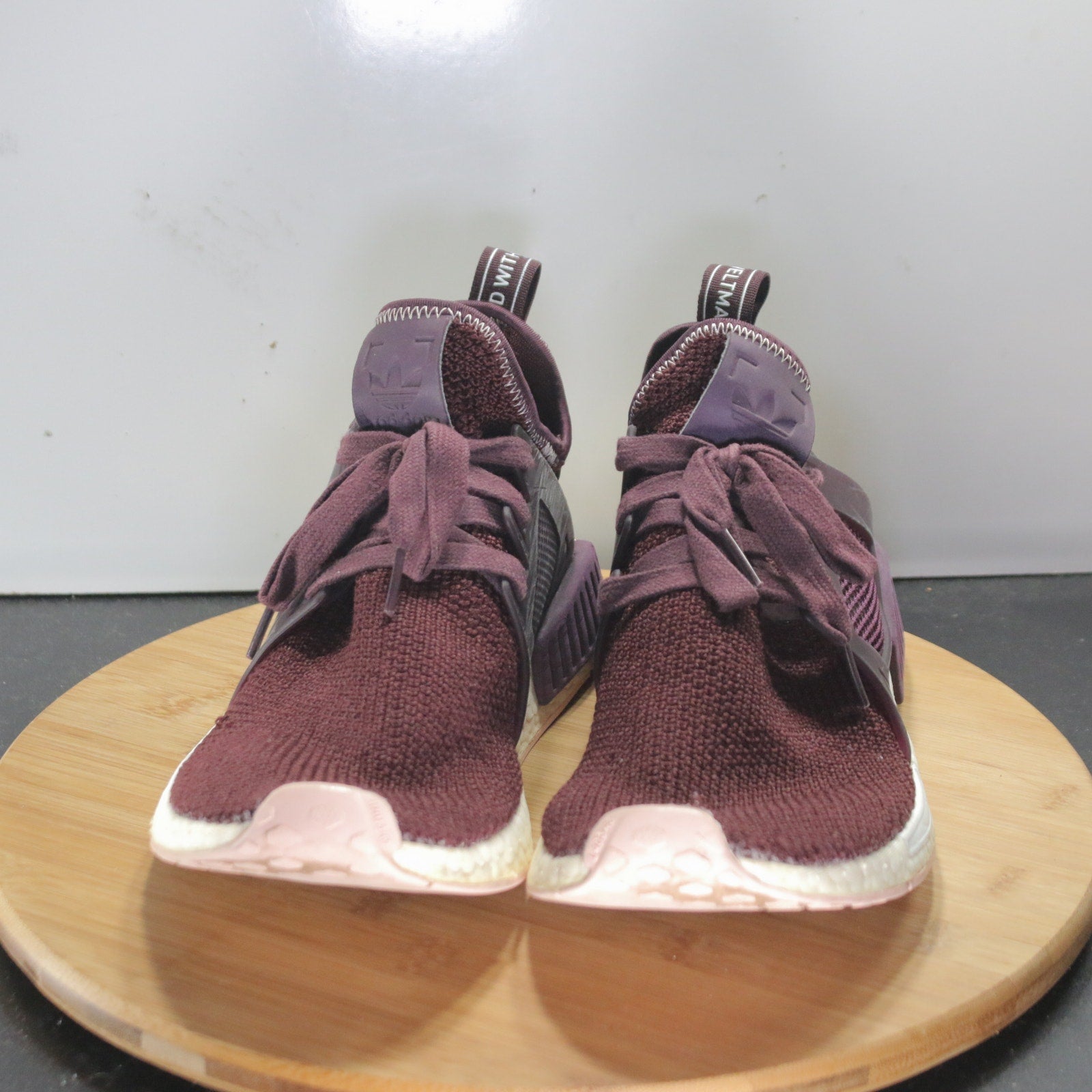 adidas NMD R1 Low Size 11 Womens 008322 Burgundy Running Athletic Sneakers