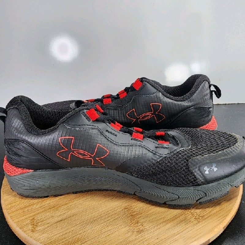 Under Armour Hovr Sonic STRT Sz 12 Mens 009272 Black Red Athletic Sneakers Shoes