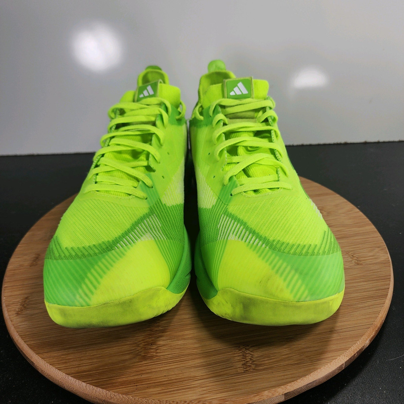 adidas Rapidmove Adv Low Sz 11.5 Mens 009785 Lime Green Mesh Training Sneakers