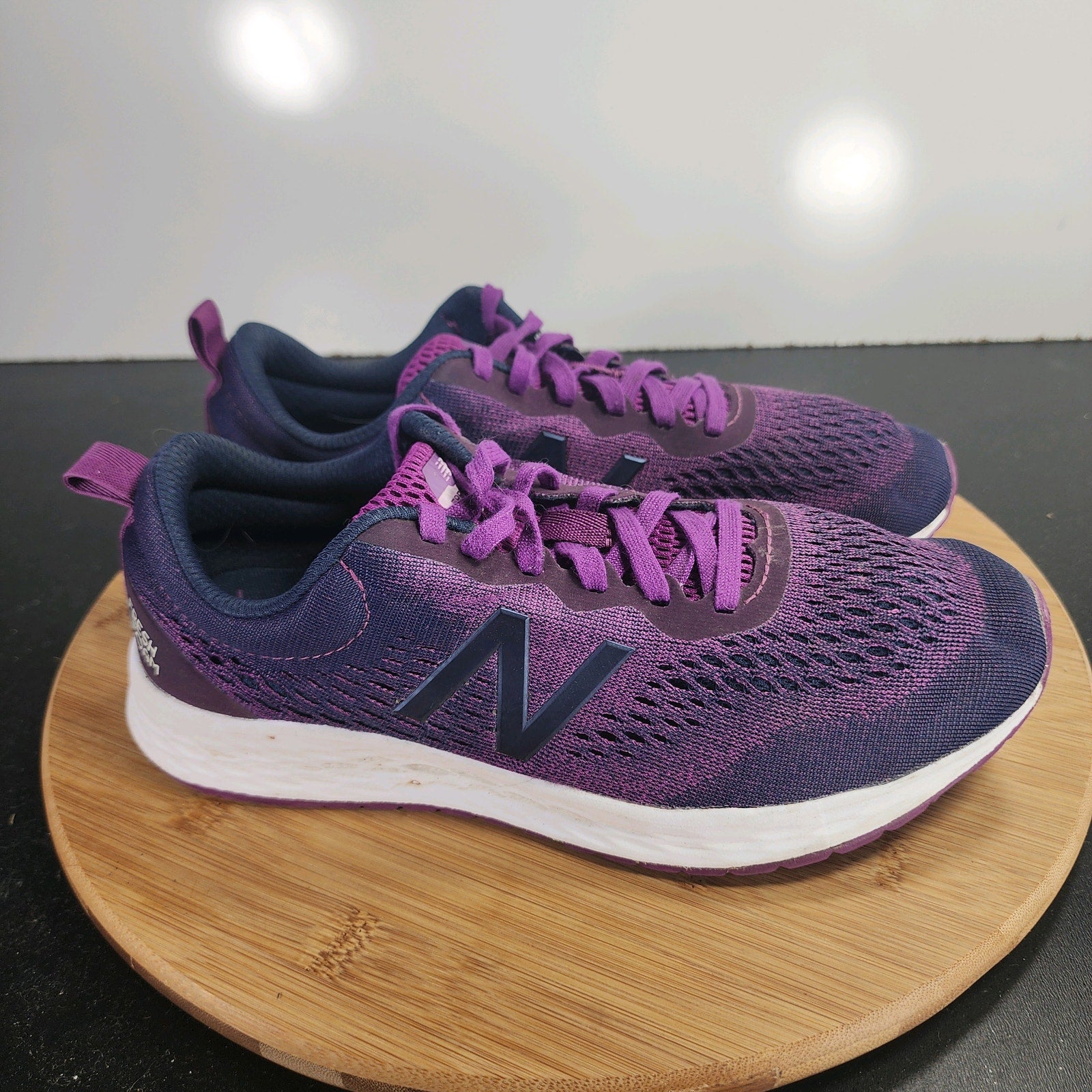 New Balance Fresh Foam Arishi Sz 7.5 Womens 009652 Purple Running Sneakers Shoes