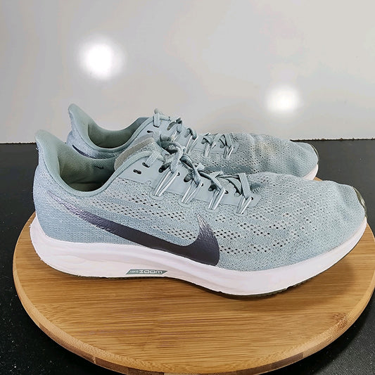 Nike Air Zoom Pegasus Low Sz 8.5 Womens 009560 Blue Knit Running Sneakers Shoes