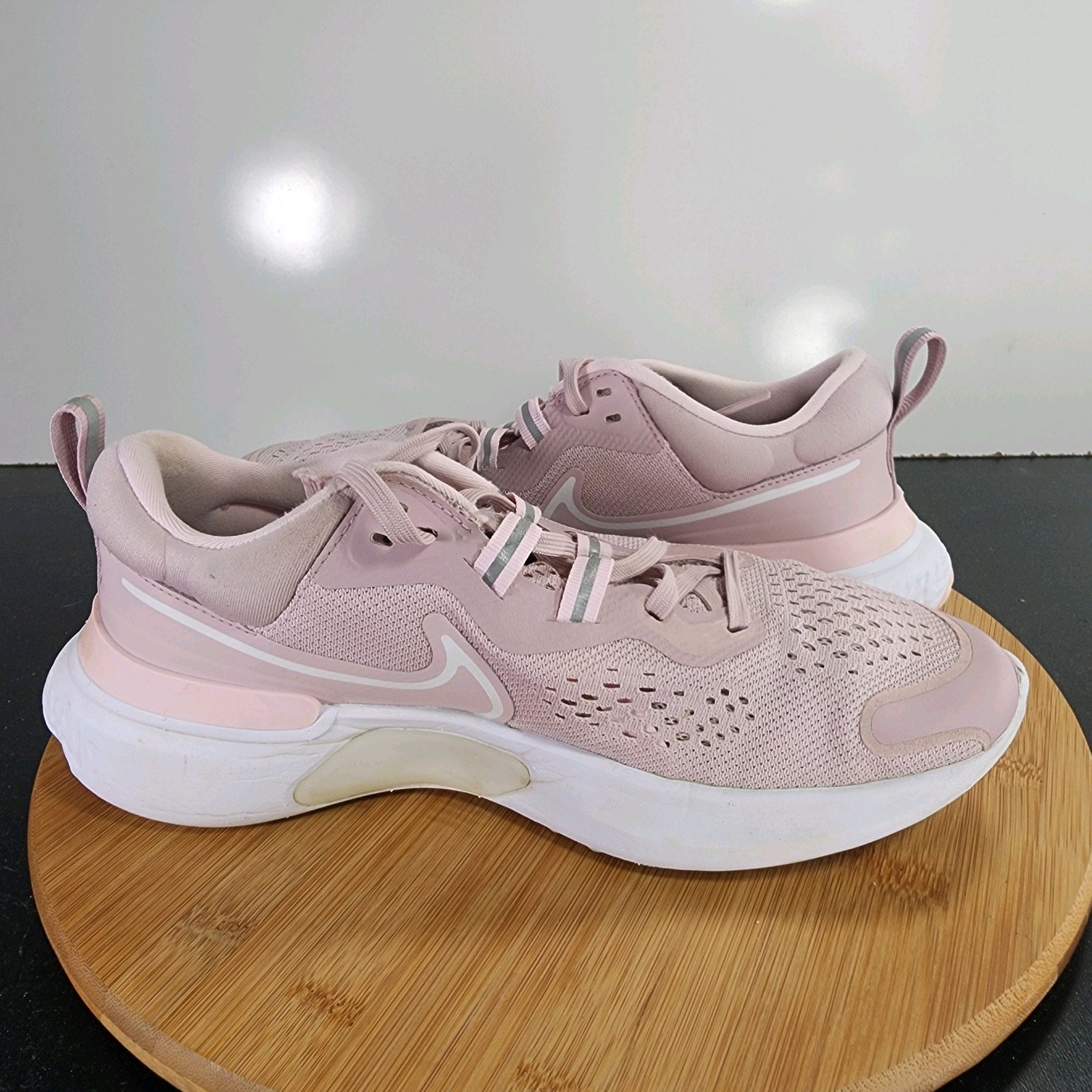 Nike React Miler 2 Low Sz 8.5Womens 009423 Rose Pink Plum Chalk Running Sneakers